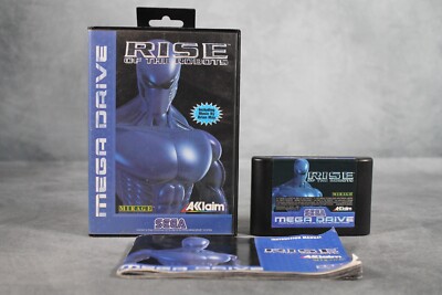 Sega Mega Drive Rise Of The Robots Games Modul OVP Anleitung