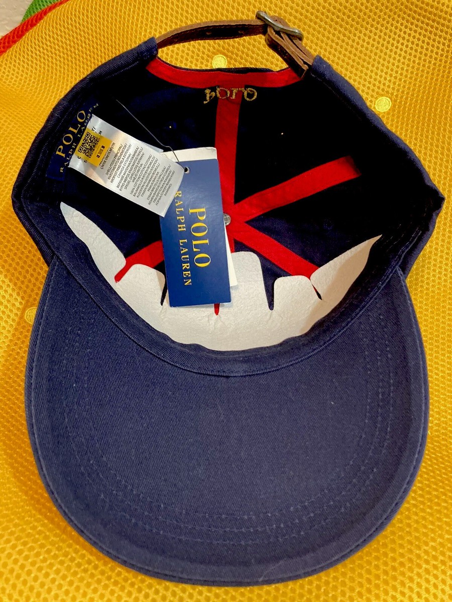 Polo by Ralph Lauren Cross Flag USA キャップ Nwt Polo Ralph Lauren Cross Flags Anniversary Long Bill Hat