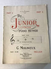The Junior illustrated piano method Part 2 by G. Molineux 1913  music 5D