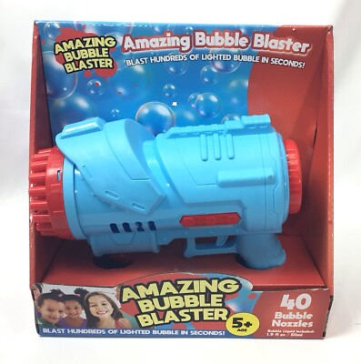 Amazing Bubble Blaster (40 Bubble Nozzles) Ages 5+ 