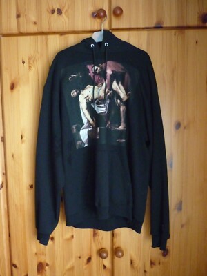 Original Pyrex Vision Hoodie Pullover schwarz Gr. L Virgil Abloh