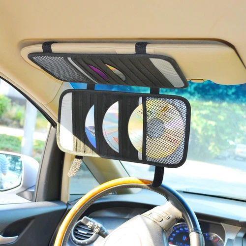 New TFY Car CD Storage Holder Sun Visor, Triple-layer for 30pcs CD DVD Disks