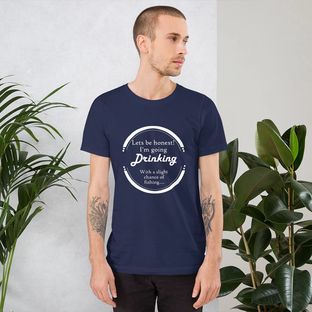 Fishing or camping - Unisex t-shirt