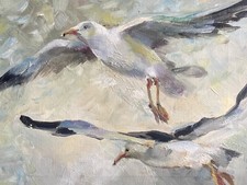 Quadro dipinto a mano - olio su tela - figurativo. Dimensioni 24x30 cm