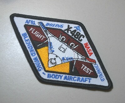 AFRL BOEING X-48C NASA BLENDED WING - BODY AIRCRAFT FLIGHT TEST vêlkrö INSIGNIA