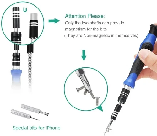 60X Computer Repair Kit Set Tool Laptop PC Precision Screwdriver Torx Smartphone - Picture 3 of 10