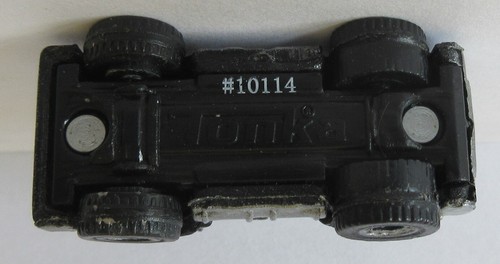 Vintage Mini Tonka Police truck (black) with original container - Picture 6 of 11