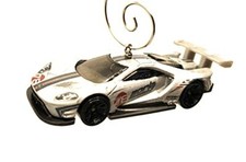 2016 Ford GT Race Car Christmas Ornament 1:64 Gray