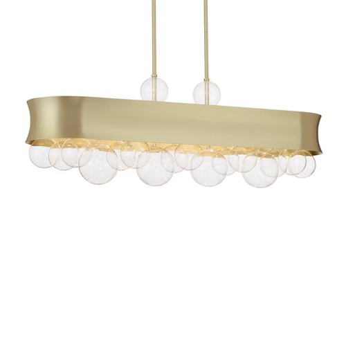 Minka Lavery Verdi Square 6 Light Island Light, Soft Gold - 5196-697