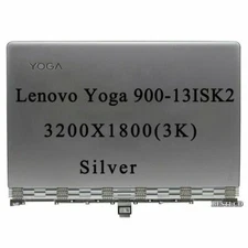 Lenovo Yoga 900 13ISK2 13.3" 3200x1800 Full LCD Touch Display Assembly Silver