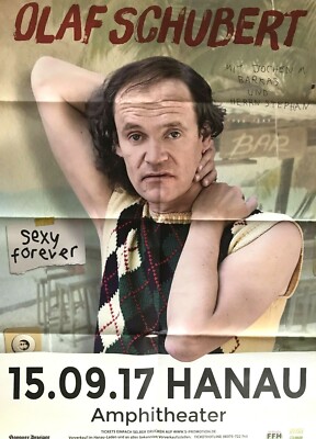 OLAF SCHUBERT  2017 HANAU - orig. Concert Poster - Konzert Plakat - DIN A1 - F/N