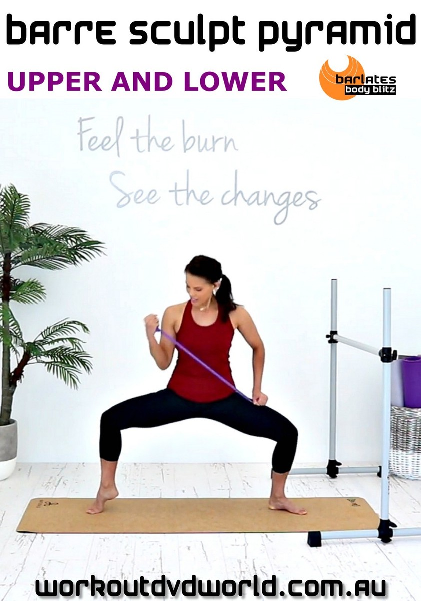 BARRE and BAND DVD Barlates Body Blitz BARRE SCULPT PYRAMID