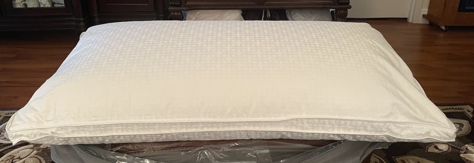 Hotel CollectionPremium European White Goose Down King Pillow, Medium