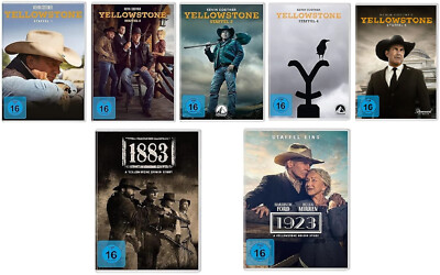 31 DVDs * YELLOWSTONE - STAFFEL 1-5 + ( 1883+1923 PREQUEL ) IM SET # NEU OVP +