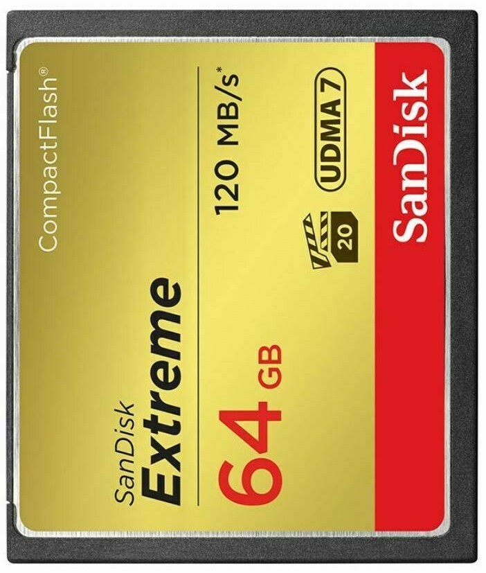 64GB SanDisk EXTREME Compact Flash Card CF DSLR CANON NIKON PENTAX