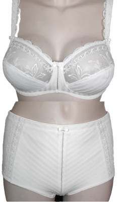 Felina Conturelle Harmonie 80304 Bügelös BH Set Gr.75C + Mieder Hose L W80cm