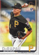 2019 Topps Update Series #US228 Montana DuPapau RC Pittsburgh Pirates