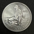 1984 American Prospector Ag Engelhard Silver 1oz Round,High Grade Toning.