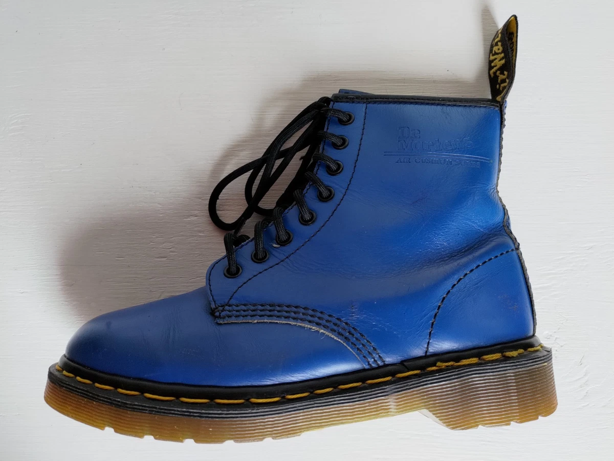 Dr. Martens Low (1-1.9 in) Heel Height Blue Boots for Women for