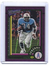 2022 Earl Campbell Classics Legends Timeless Tributes Purple Wave /50 (H1734)