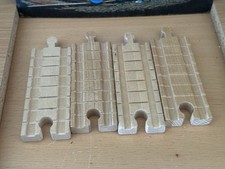 Learning Curve Wooden Thomas Train 4 Pieces 4 In Clickety Clack Straight Tracks 