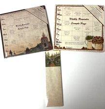 Legacy Publishing Group Magnetic List Pad and 2 Weekly Organizational Pads