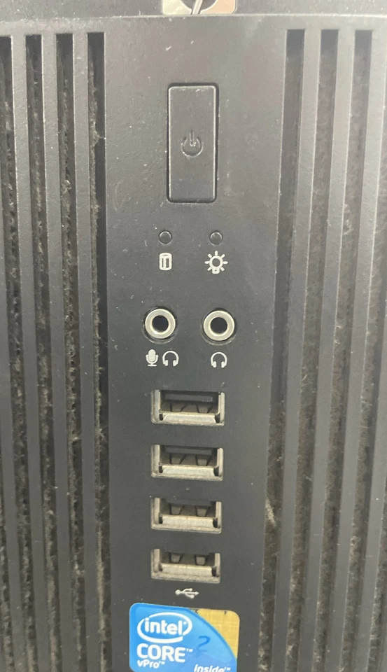 HP Compaq 8000 Elite Desktop PC Intel Core 2 Duo 5GB RAM 150GB Storage System - Image 2 of 4