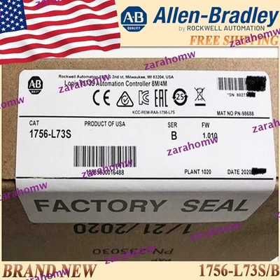 New Sealed AB 1756-L73S/B Logix 5573S Automation Controller 8M/4M 1756L73S serB