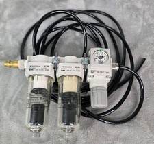 SMC AF20 AFM20 AR20 Air Filter Regulator Combo w Gauge Pneumatic Unit