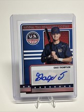 2023 Panini USA Baseball Stars & Stripes Gage Thompson Auto #NTDP-GT