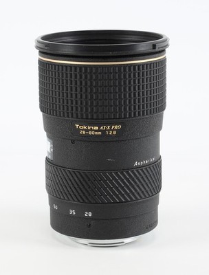 Tokina 28-80mm F/2.8 AT-X Pro Aspherical Lens For Canon EF Mount