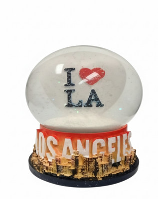 Snow Globes I LOVE LA  Los Angeles Downtown Bast Gifts