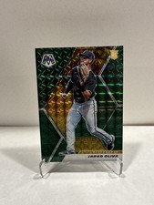 2021 Panini Mosaic #254 Jared Oliva Mosaic Green