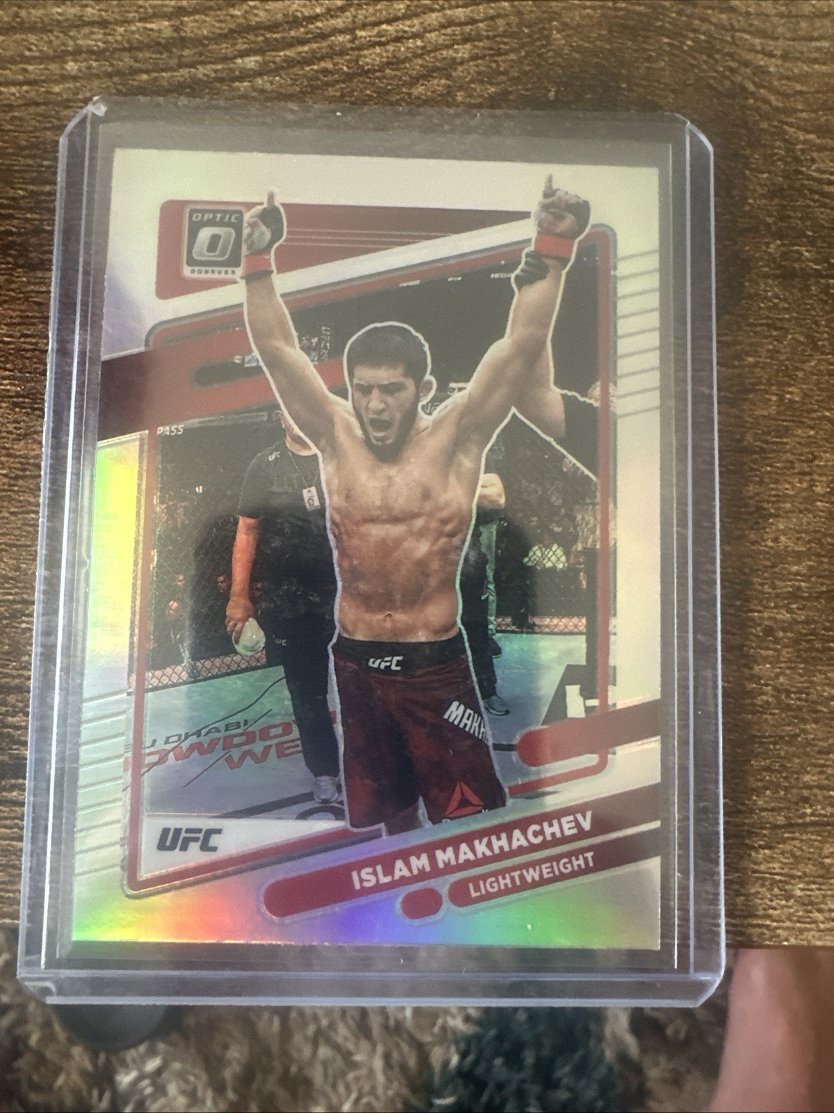 2022 Panini Donruss Optic UFC - Islam Makhachev #12 Holo Prizm