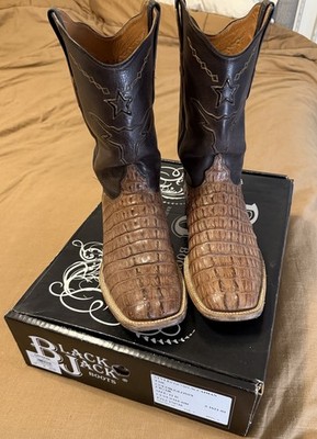 Black Jack Caiman Lone Star Cowboy Boots - Size Men s US 12 - Used
