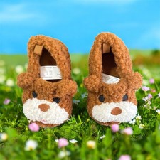 Unisex Infant Doggy Slippers Size 4