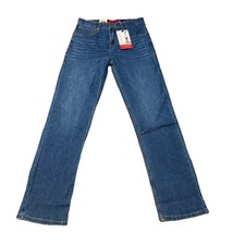 Levi  s Flex Stretch 514 Straight Regular Fit Blue Denim Jeans Boy Sz 28x30 NWT