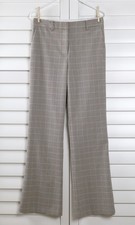 ANN TAYLOR NWT $149 Houndstooth Print Flared Trousers Dress Pants Size 4