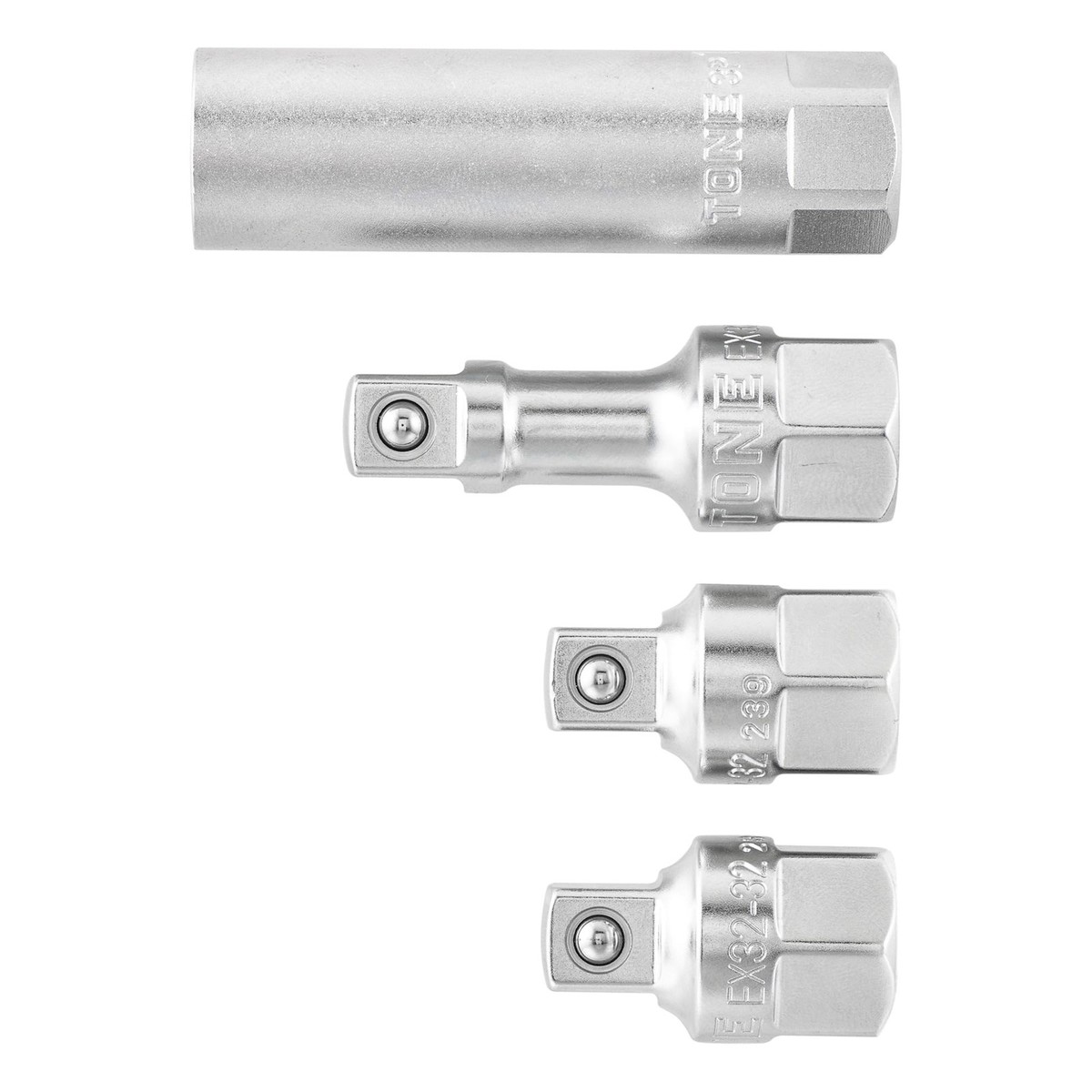 TONE Plug Socket Set PG86S Insertion angle 9.5mm (3/8inch) W14mm