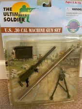 2000 The Ultimate Soldier WWII US .30 Cal Machine Gun Weapon Set 1/6 New