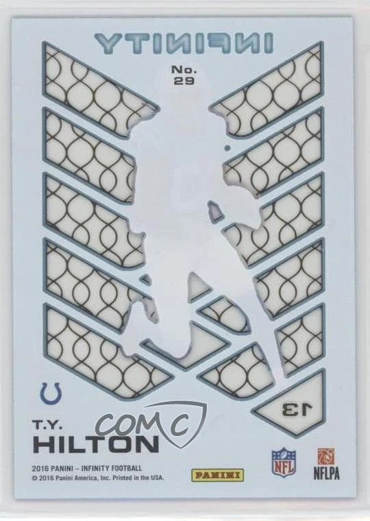 2016 Panini Infinity Common /88 TY Hilton #29 - Image 2 of 2