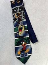Vintage 1993 NFL detroit Lions Taz Tie Surrey Looney Tunes Football 90  s NFLP