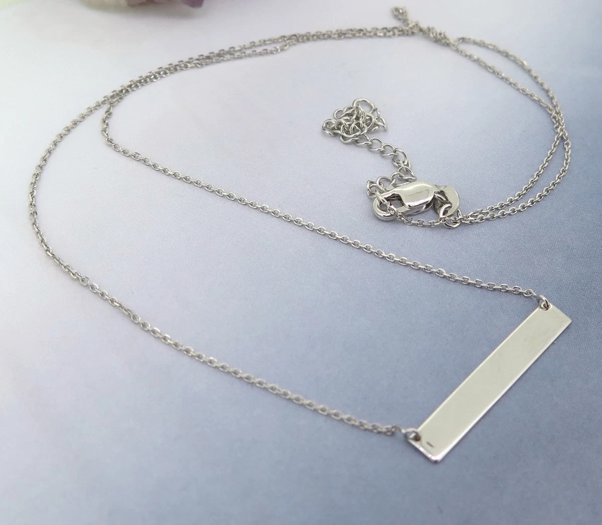 Adjustable Chain White Gold Fine Necklaces & Pendants without 