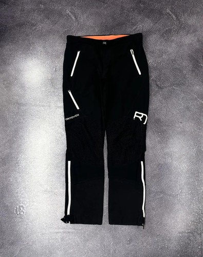 Ortovox Herren Multipocket Schwarz Wandern Nylon Wolle Outdoor Hose Trousers L