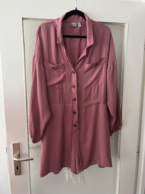 ASOS Hemdblusen Jumpsuit Altrosa   Gr. 44   locker & feminin