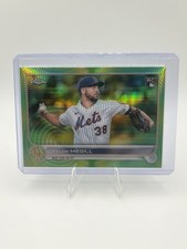 2022 Topps Chrome - Tylor Megill #212 Green & Yellow Sonic Pulse Refractor /99