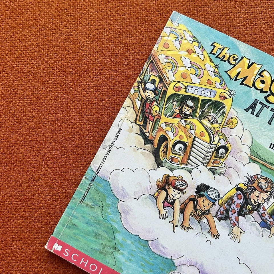 Vintage 1986 The Magic School Bus At The Waterworks Children’s Book Joanna Cole Foto 2 de 4