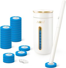 AIR U Disposable Toilet Brush, Bowl Cleaning System with 24 1  24