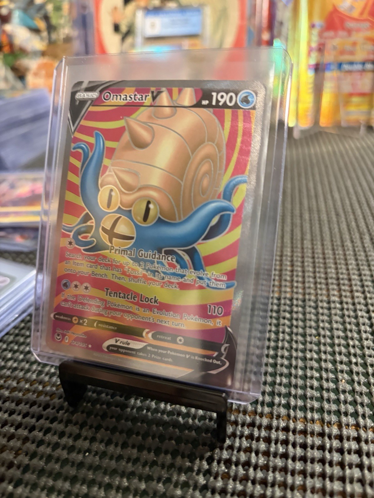 Omastar V (Full Art) 174/195 Swsh12: Sword & Shield - Silver Tempest Holo