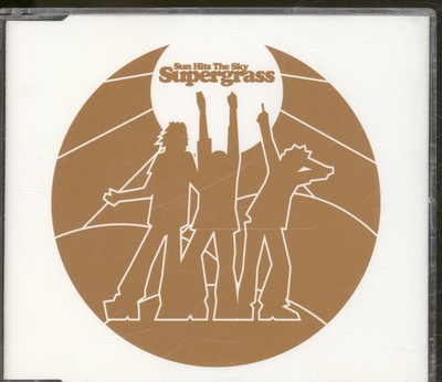Supergrass Sun Hits the Sky CD UK Parlophone 1997 promo in slim case. Has